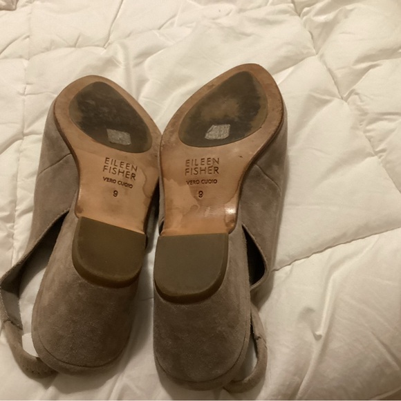 Eileen Fisher Women's Tan Slingback Shoes - Picture 3 of 3
